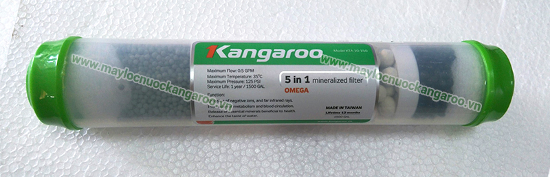 Thông tin chi tiết lõi lọc máy lọc nước Kangaroo Omega KG110 - Hệ thống Kangaroo Toàn quốc