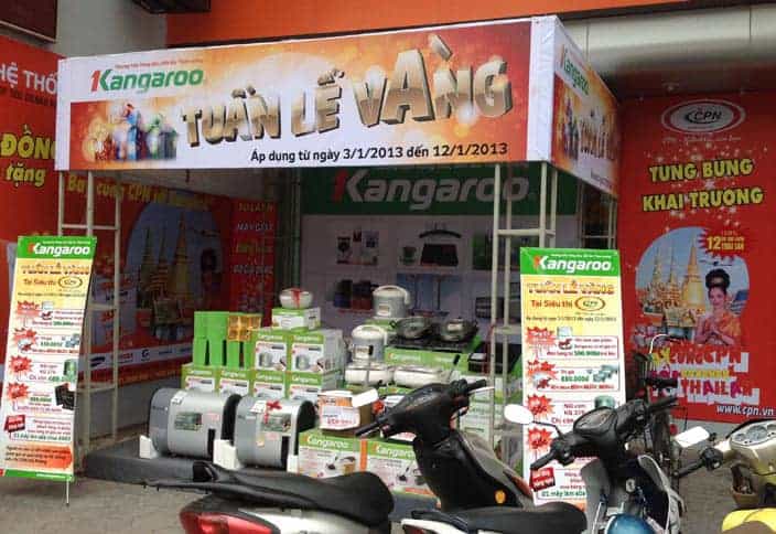 Kangaroo với khuyến mại vô cùng hấp dẫn nhân dịp xuân về