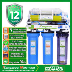 Máy lọc nước Kangaroo KG104A - 7 lõi lọc - Asen Không tủ
