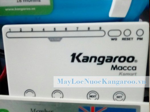 Bảng điều khiển KSmart của Máy lọc Kangaroo Macca