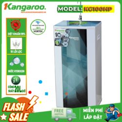 Máy lọc nước Kangaroo Hydrogen KG100HP - 10 lõi - Tủ VTU Diamond