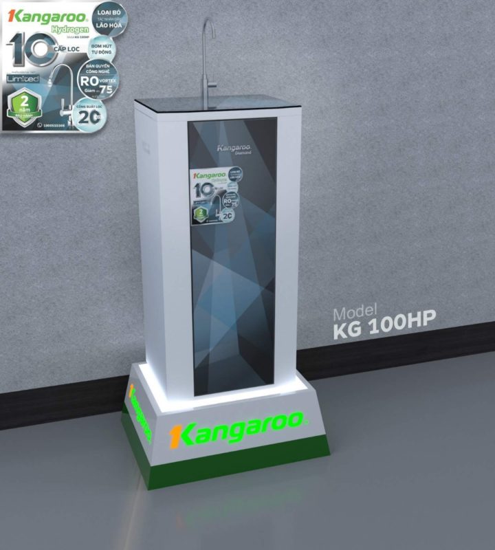 Hình ảnh tổng quát máy lọc nước Kangaroo Hydrogen KG100HP