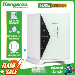 Máy lọc nước Kangaroo Hydrogen KG100HU+ vòi cảm ứng - báo thay lõi