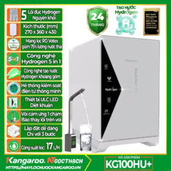 Máy lọc nước Kangaroo Hydrogen KG100HU+ vòi cảm ứng - báo thay lõi