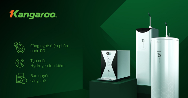 Máy lọc nước Kangaroo ION Kiềm mới
