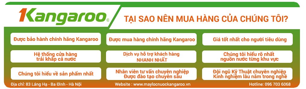 Đại lý máy lọc nước Kangaroo tại Bắc Ninh【100% chính hãng】