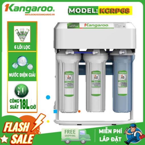 Máy lọc nước chân quỳ Kangaroo KGRP68EC Để gầm