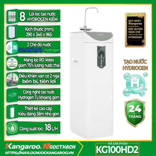 Máy lọc nước Kangaroo Hydrogen Slim Duo 2 KG100HD2