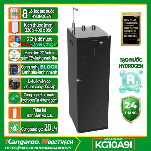 Máy lọc nước Kangaroo Hydrogen nóng lạnh Infinity KG10A9I