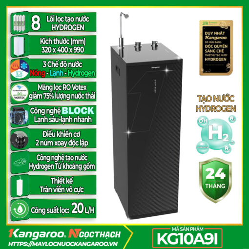 Máy lọc nước Kangaroo Hydrogen nóng lạnh Infinity KG10A9I