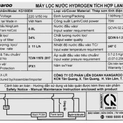 maylocnuockangaroo.vn may loc nuoc ro hydrogen nguoi lanh kangaroo waterfall kg100ew 7 loi 8 700x467 1