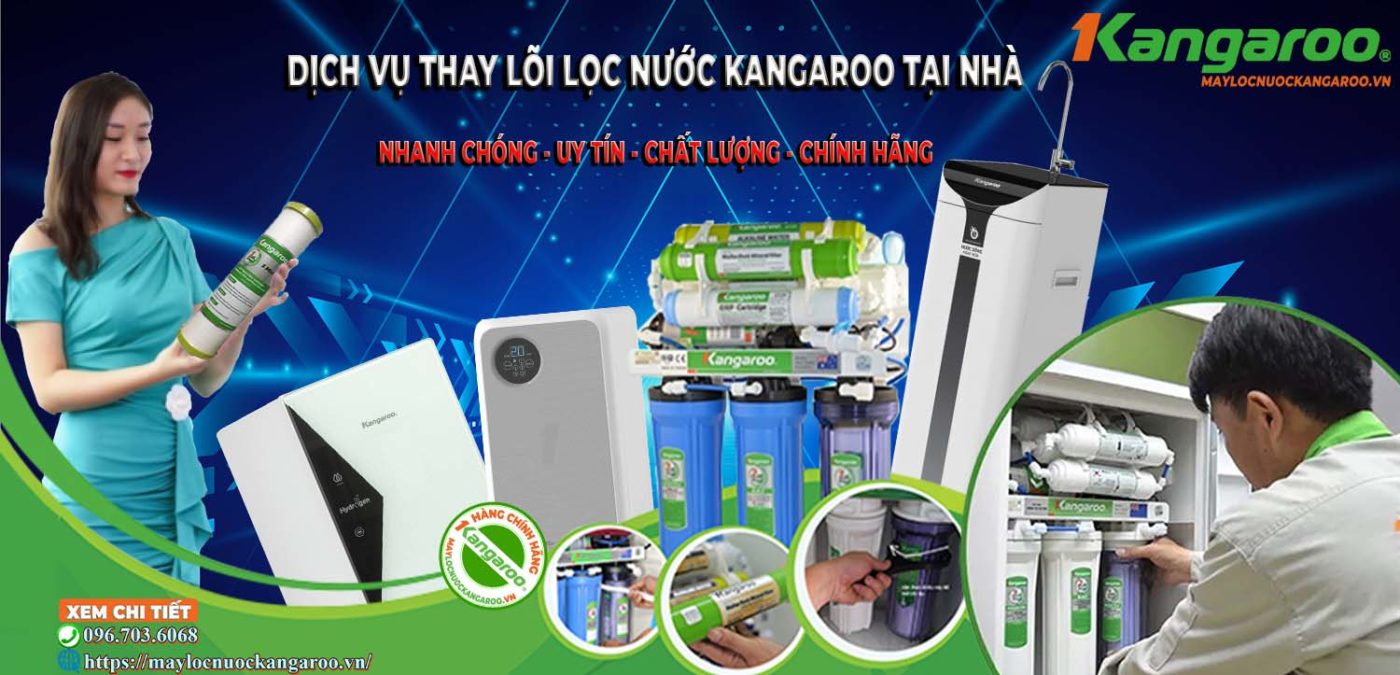 Dịch vụ thay lõi lọc nước Kangaroo tại nhà - Uy tín - Chất lượng số 1 Việt Nam