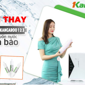 Cách thay 3 lõi lọc nước Kangaroo 1 2 3 tại nhà CHUẨN - AN TOÀN