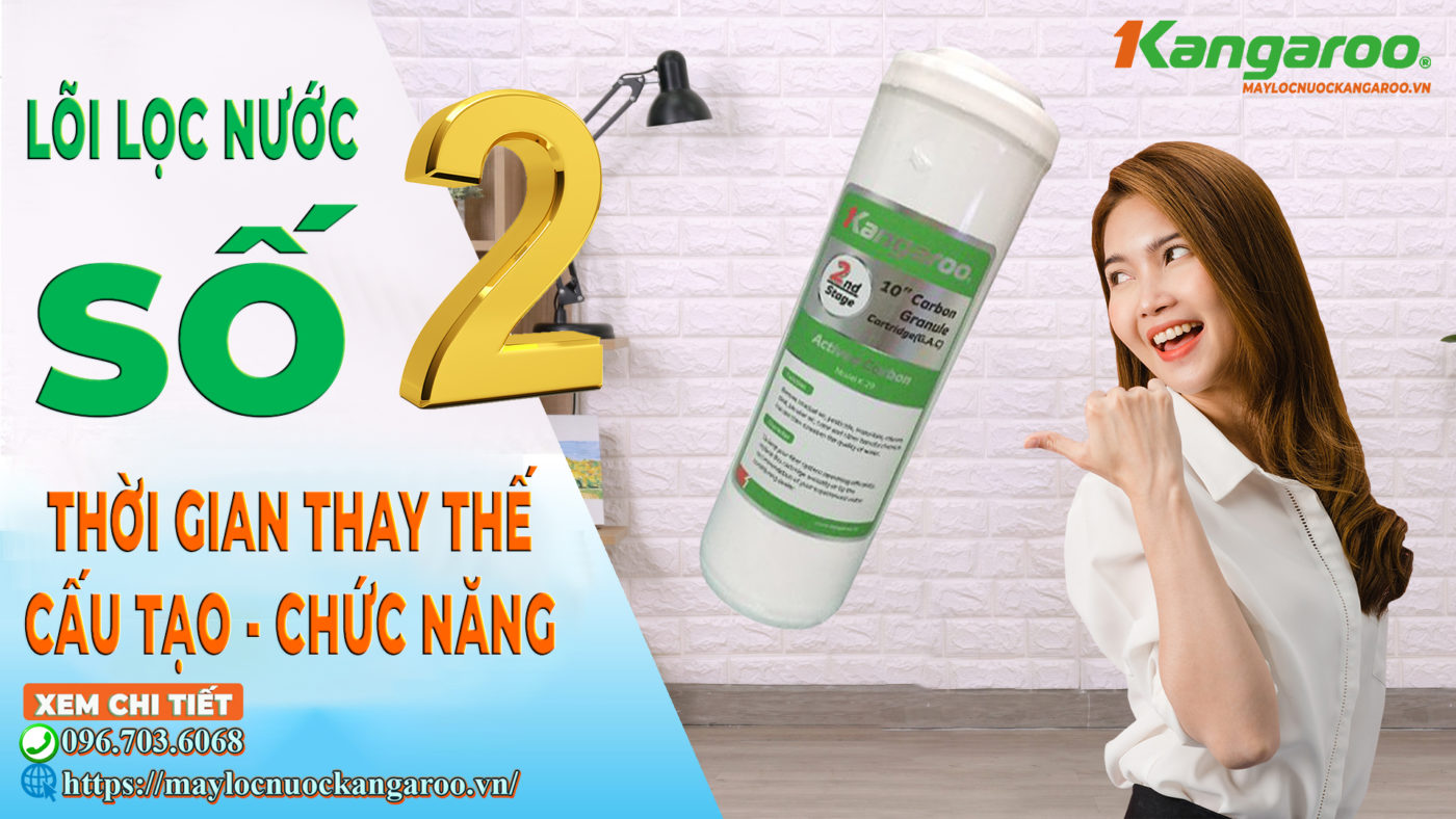 Thời gian thay lõi lọc nước kangaroo số 2 - Cấu tạo - Chức năng