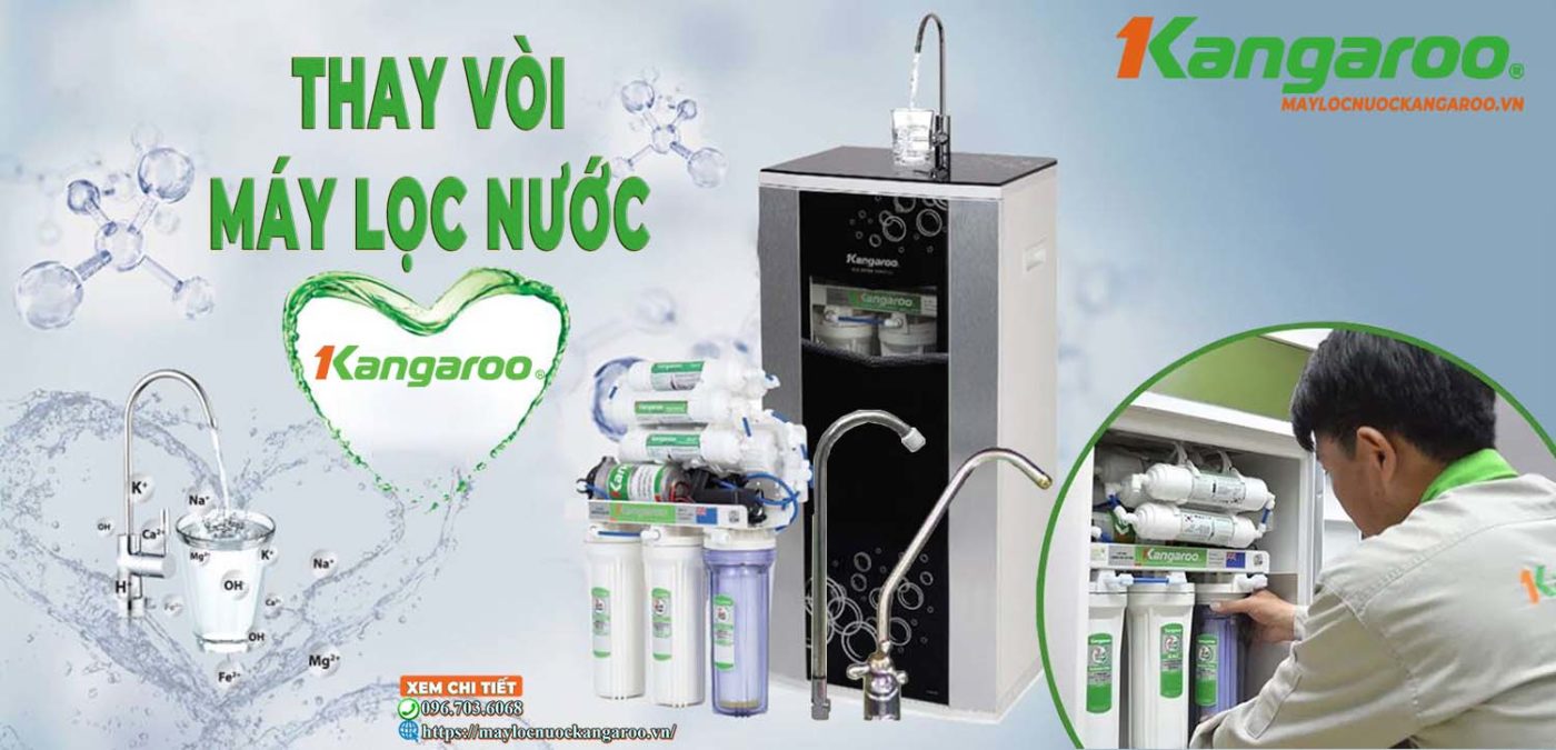 Thay Vòi máy lọc nước Kangaroo bị rò rỉ