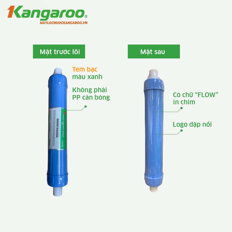 Cách nhận biết lõi lọc nước Kangaroo chính hãng - Lõi lọc nước Kangaroo số 5
