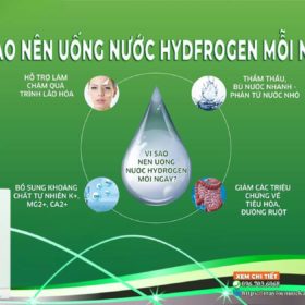 Vì sao nên uống nước hydrogen mỗi ngày