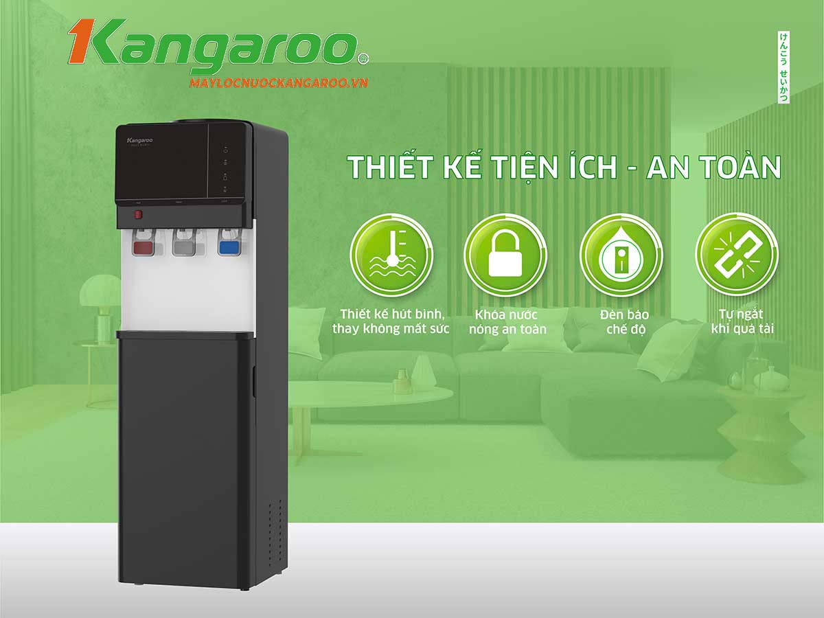 Cây nước nóng lạnh Kangaroo KG64A3 - Thiết kế tiện ích – an toàn