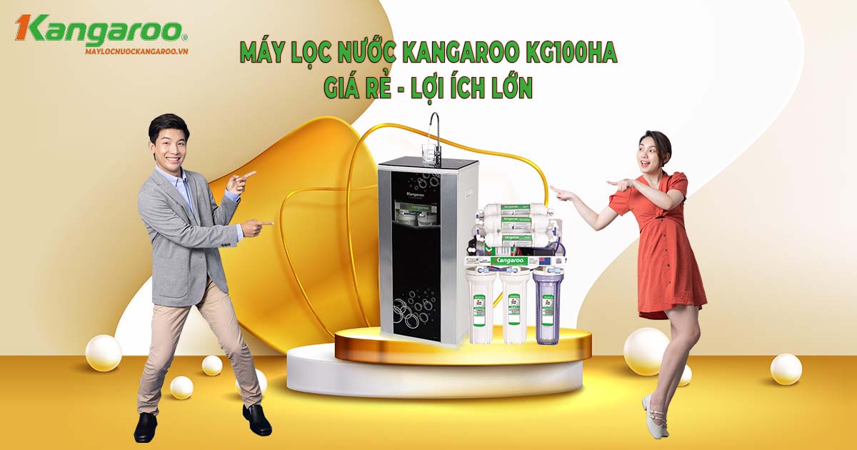 Máy lọc nước Kangaroo kg100HA - Máy lọc nước Hydrogen giá rẻ - lợi ích lớn