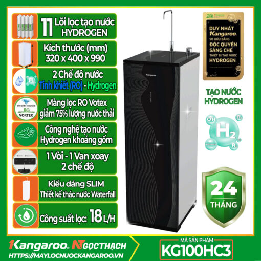 Máy lọc nước Kangaroo Hydrogen KG100HC3