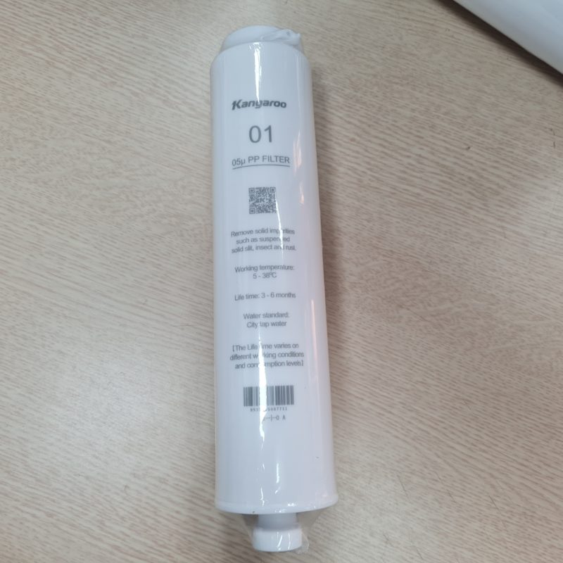 Lõi Lọc Nước Số 1 Kangaroo PP 5 Micron Đúc Nguyên Khối (KG100US, KG400HU, KG400US, KG400HD)