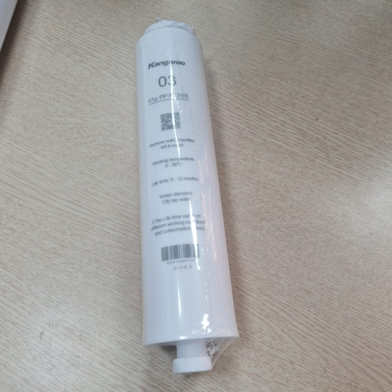 Lõi Lọc Nước Số 3 Kangaroo PP 1 Micron Đúc Nguyên Khối (KG100US, KG400HU, KG400US, KG400HD)