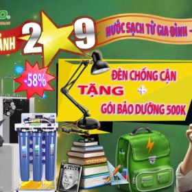 Mừng Quốc Khánh 2/9 – Nước Sạch Từ Gia Đình Đến Học Đường