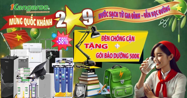 Mừng Quốc Khánh 2/9 – Nước Sạch Từ Gia Đình Đến Học Đường