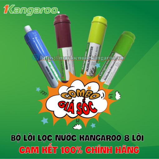 Combo lõi lọc nước Kangaroo 8 lõi (Lõi 5 + 6 + 7+8)  - Hàng chính hãng