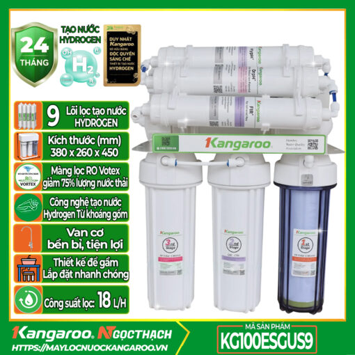 Máy lọc nước Kangaroo Hydrogen KG100ESGUS9