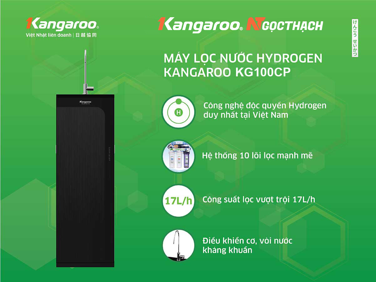 Máy lọc nước Kangaroo Hydrogen KG100CP 10 maylocnuockangaroo.vn May loc nuoc kangaroo kg100cp detail 1