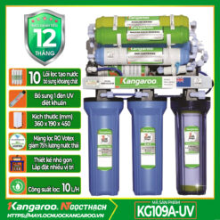 Máy lọc nước Kangarooo KG109A - 10 lõi lọc - Đèn UV
