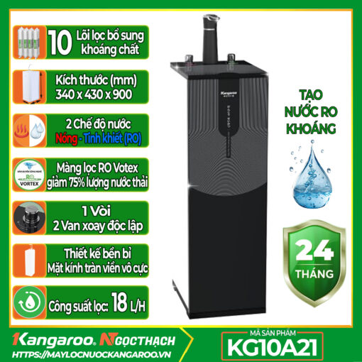 Máy lọc nước Kangaroo Messi tích hợp nóng KG10A21