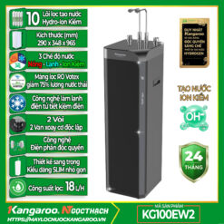 Máy lọc nước Kangaroo Hydrogen ion kiềm nóng lạnh KG100EW2