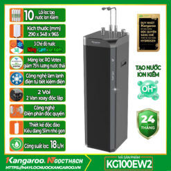 Máy lọc nước Kangaroo Hydrogen ion kiềm nóng lạnh KG100EW2