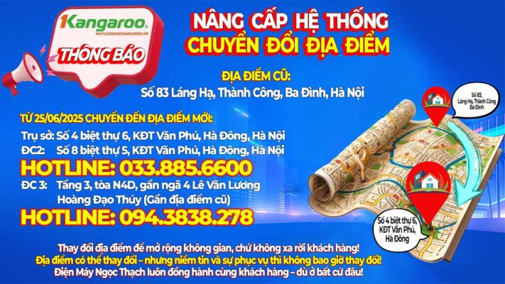 maylocnuockangaroo.vn banner THONG BAO DOI DIA DIEM vuong kangaroo