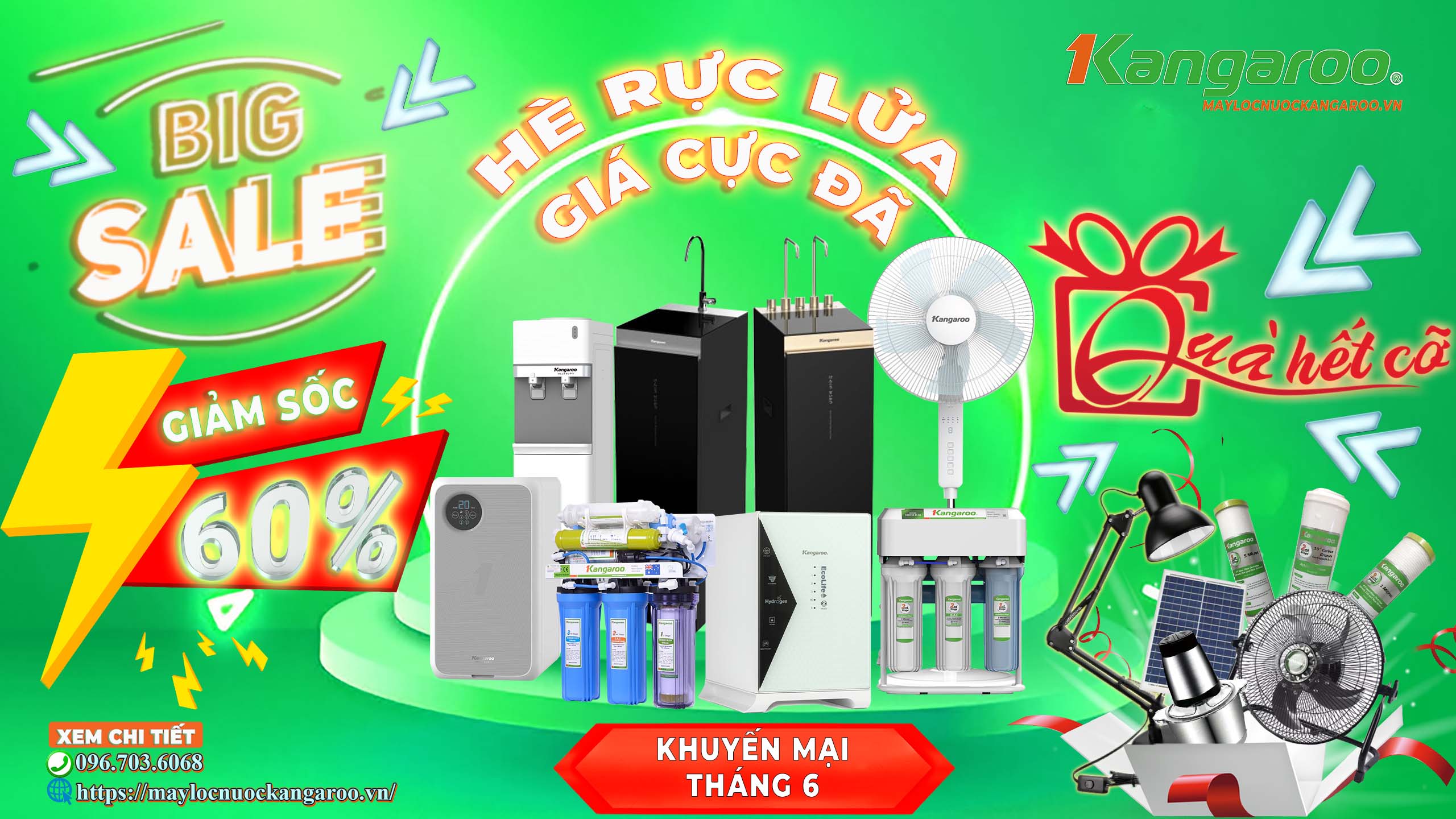 maylocnuockangaroo.vn he ruc lua gia cuc da kangaroo khuyen mai thang 6