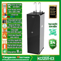 Máy lọc nước Kangaroo Hydrogen ion kiềm nóng lạnh KG12S11-E3
