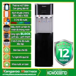 Cây nước nóng lạnh Kangaroo KGWD03BT1D (New có Điều chỉnh & hiển thị nhiệt độ)