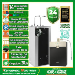 Máy lọc nước nóng lạnh tích hợp tạo nước ion kiềm KG10A5 + KGRF04E