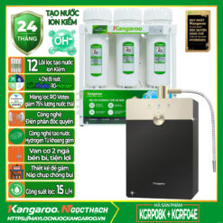 Máy lọc nước để gầm tích hợp tạo nước ion kiềm KGRP08K + KGRF04E