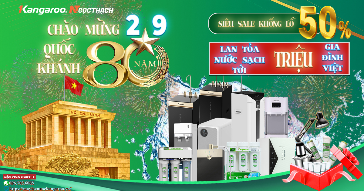 maylocnuockangaroo.vn chao mung 80 nam quoc khanh 2 9 sieu sale khong lo 50