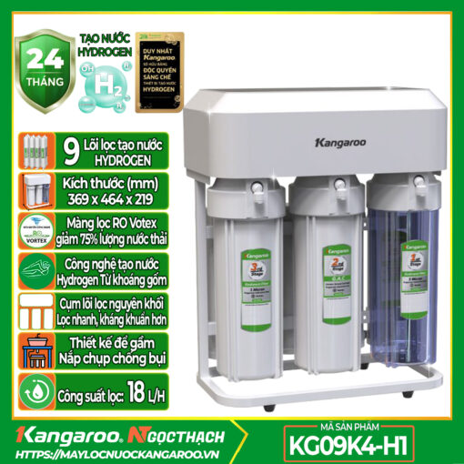 Máy lọc nước Kangaroo Hydrogen KG09K4-H1