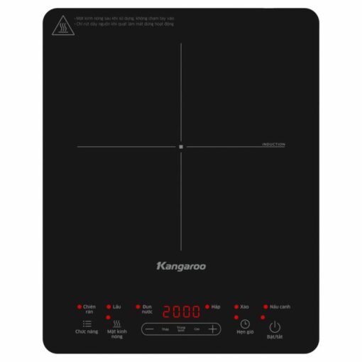Bếp điện từ đơn Kangaroo KGIC20S1, 2000W, 5 chế độ nấu