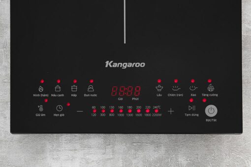 Bếp điện từ đơn Kangaroo KGIC22S2, 2200W, 8 chế độ nấu - Hình ảnh 6