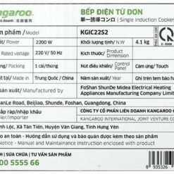 Bếp điện từ đơn Kangaroo KGIC22S2, 2200W, 8 chế độ nấu 23 maylocnuockangaroo.vn kangaroo kgic22s2 9 638731625007362900 700x467 1