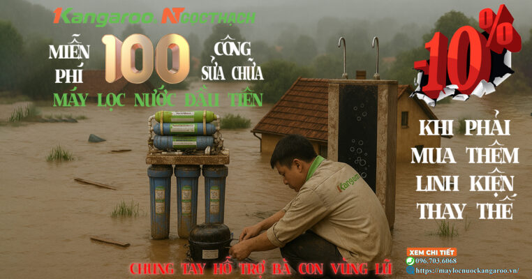 maylocnuockangaroo.vn kangaroo ngoc thach chung tay ho tro ba con vung lu ha noi sua mien phi 100 may loc nuoc