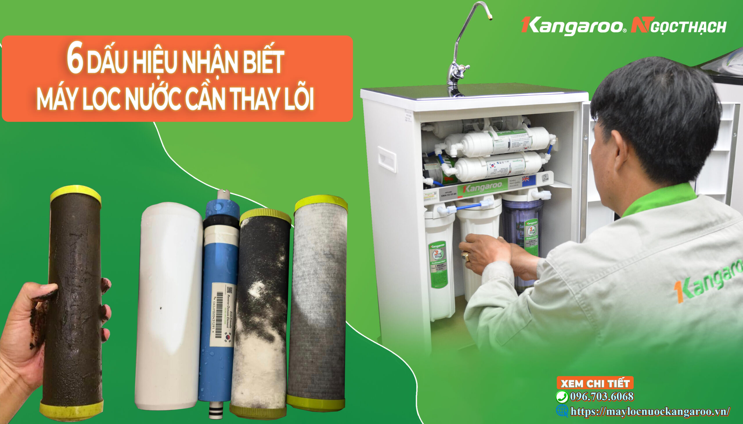 maylocnuockangaroo.vn cac dau hieu nhan biet may loc nuoc can thay loi loc scaled