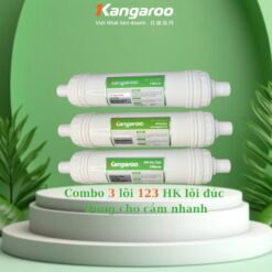 Combo lõi lọc nước đúc Kangaroo 1, 2, 3 - Cút Nối Nhanh - Hàng chính hãng