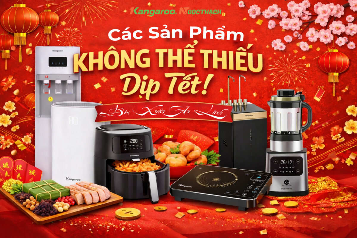 Các Sản Phẩm Gia Dụng Không Thể Thiếu Trong Dịp Tết – Chuẩn Bị Đủ Đầy, Đón Xuân Trọn Vẹn 3 maylocnuockangaroo.vn cac san pham khong the thieu dip tet